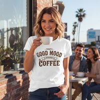 Load image into Gallery viewer, Good Mood Coffee Classic Fit T-Shirt – Durable Cotton Tee for Casual Wear

